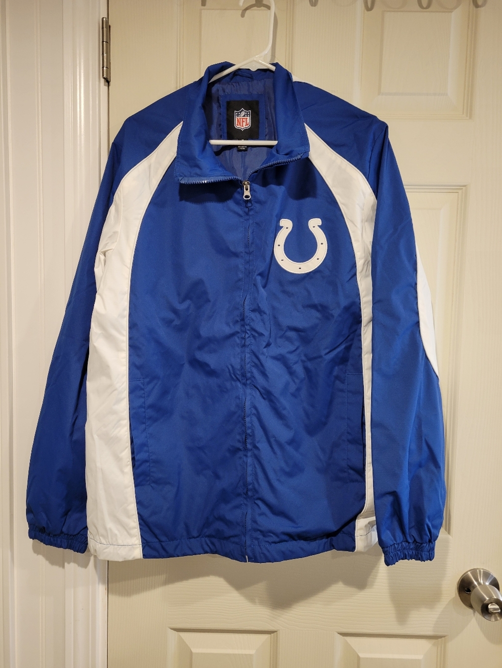 Indianapolis Colts NFL Team Apparel Jacket - Blue - Size Medium - VGUC